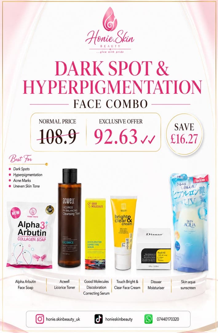 Dark spot & hyperpigmentation face combo deal card