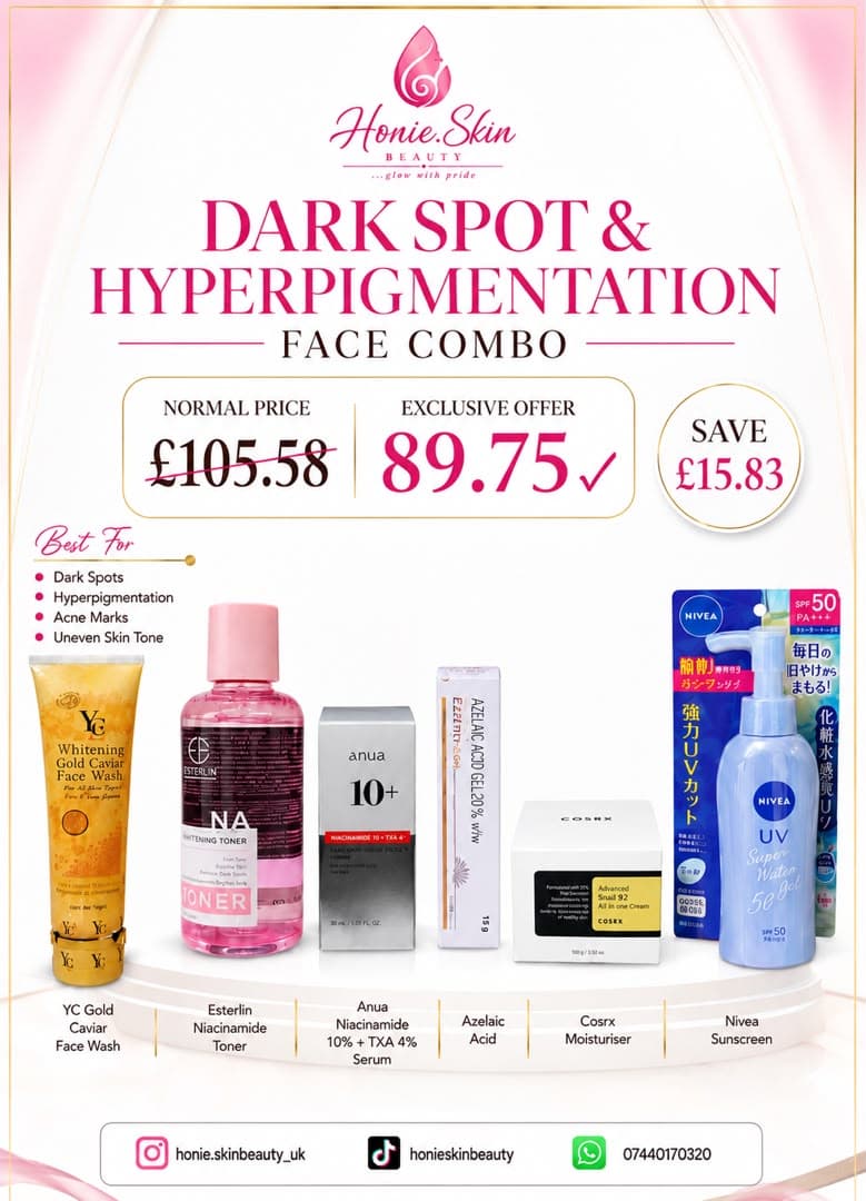 Dark spot & hyperpigmentation face combo deal card